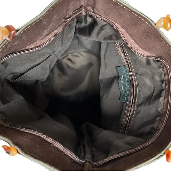 Angelica Morina original designs woven beaded beach purse - Picture 6 of 6